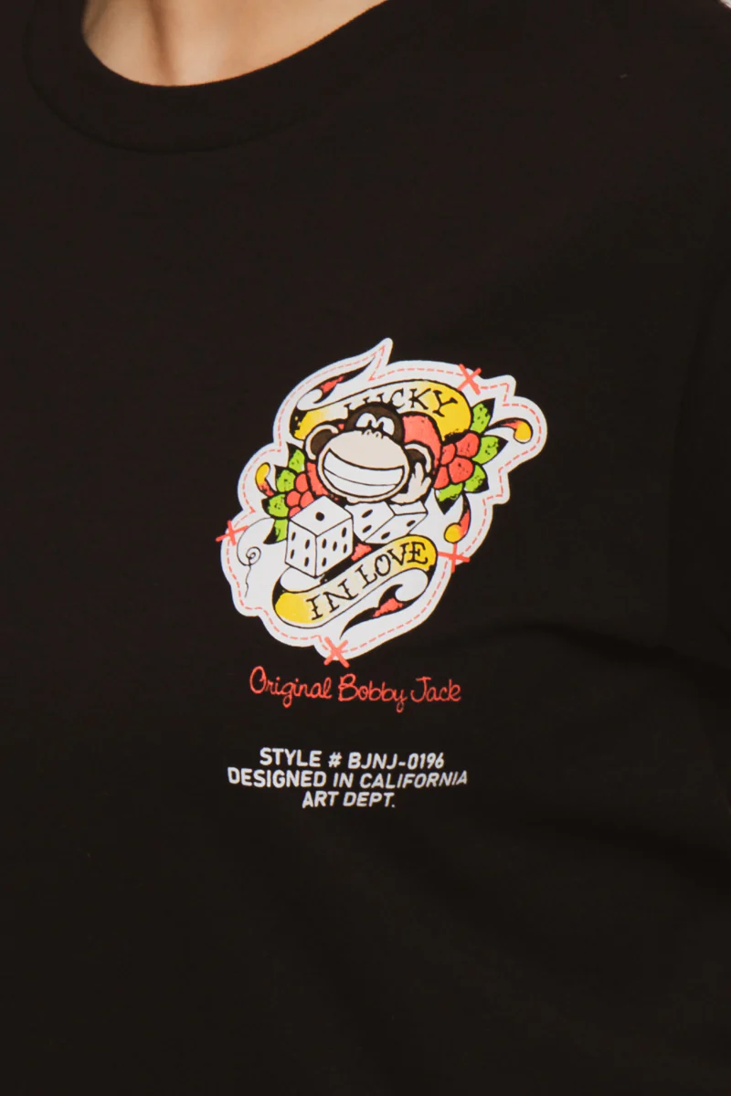 Lucky - Bobby Jack Limited Unisex T-Shirt - Black - Image 5