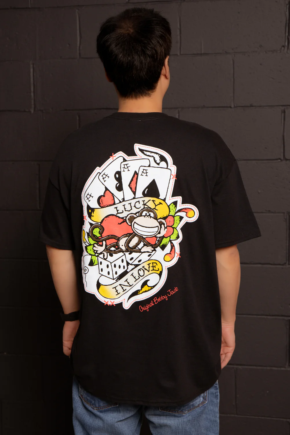 Lucky - Bobby Jack Limited Unisex T-Shirt - Black - Image 7