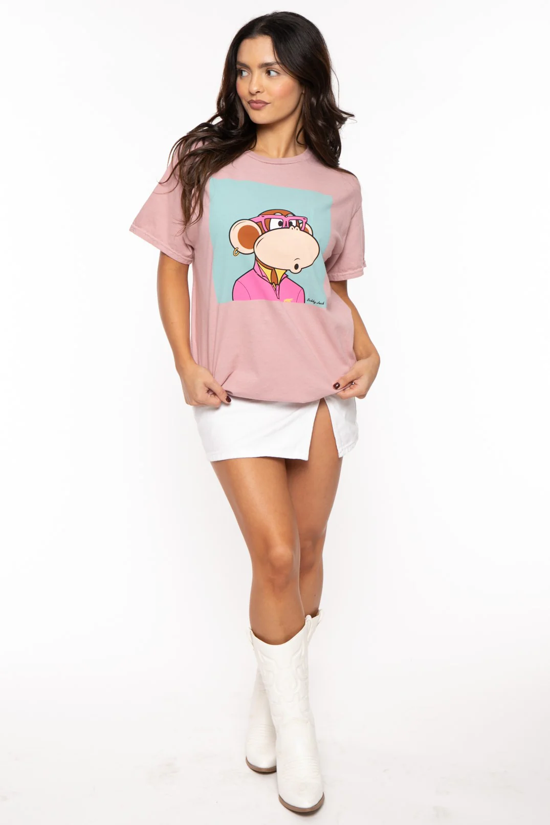 NFT Bobby Jack Oversized Graphic T-Shirt - Bored Preppy - Image 2