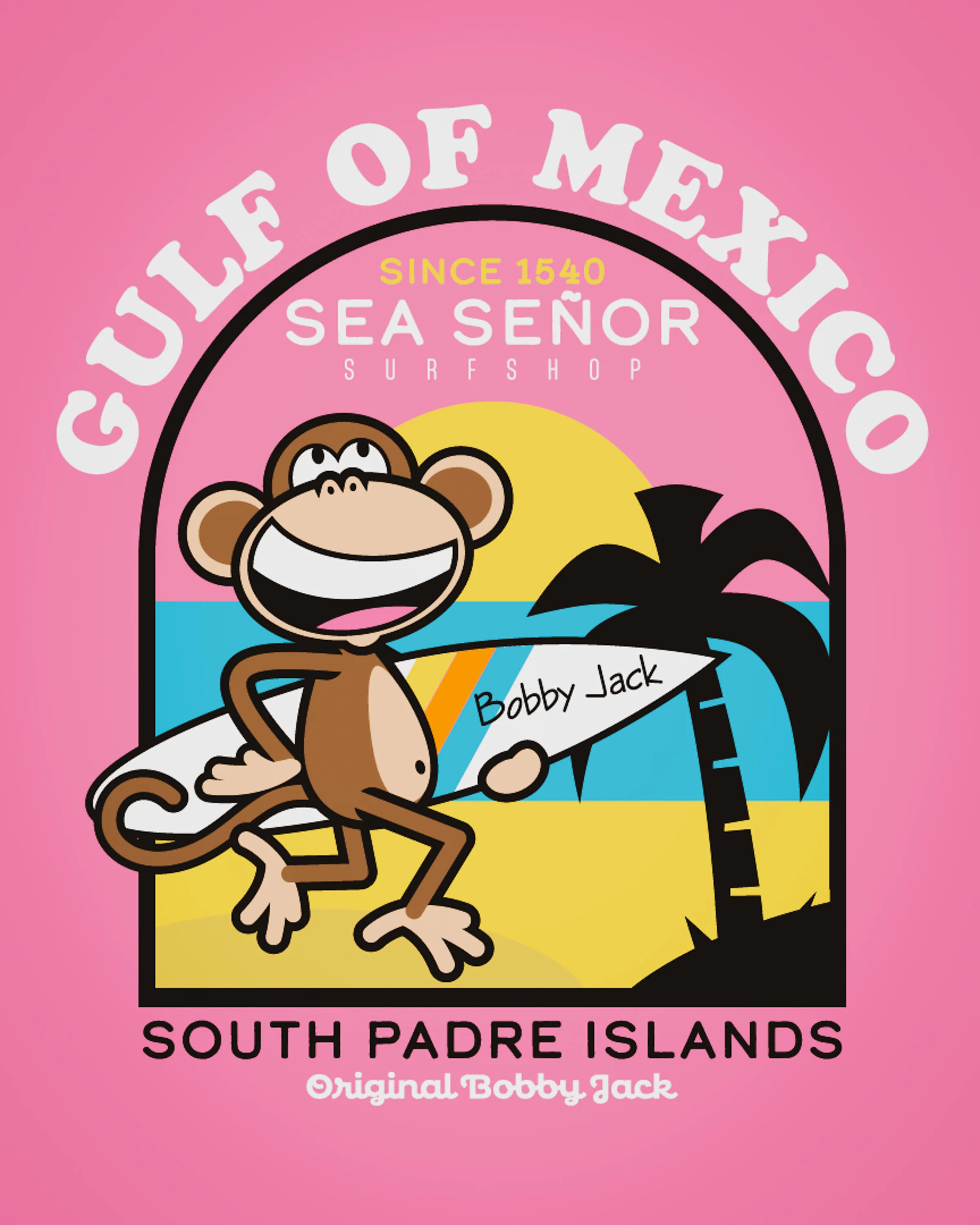 Gulf Of Mexico - Bobby Jack Crop Ringer Top - Pink - Image 3