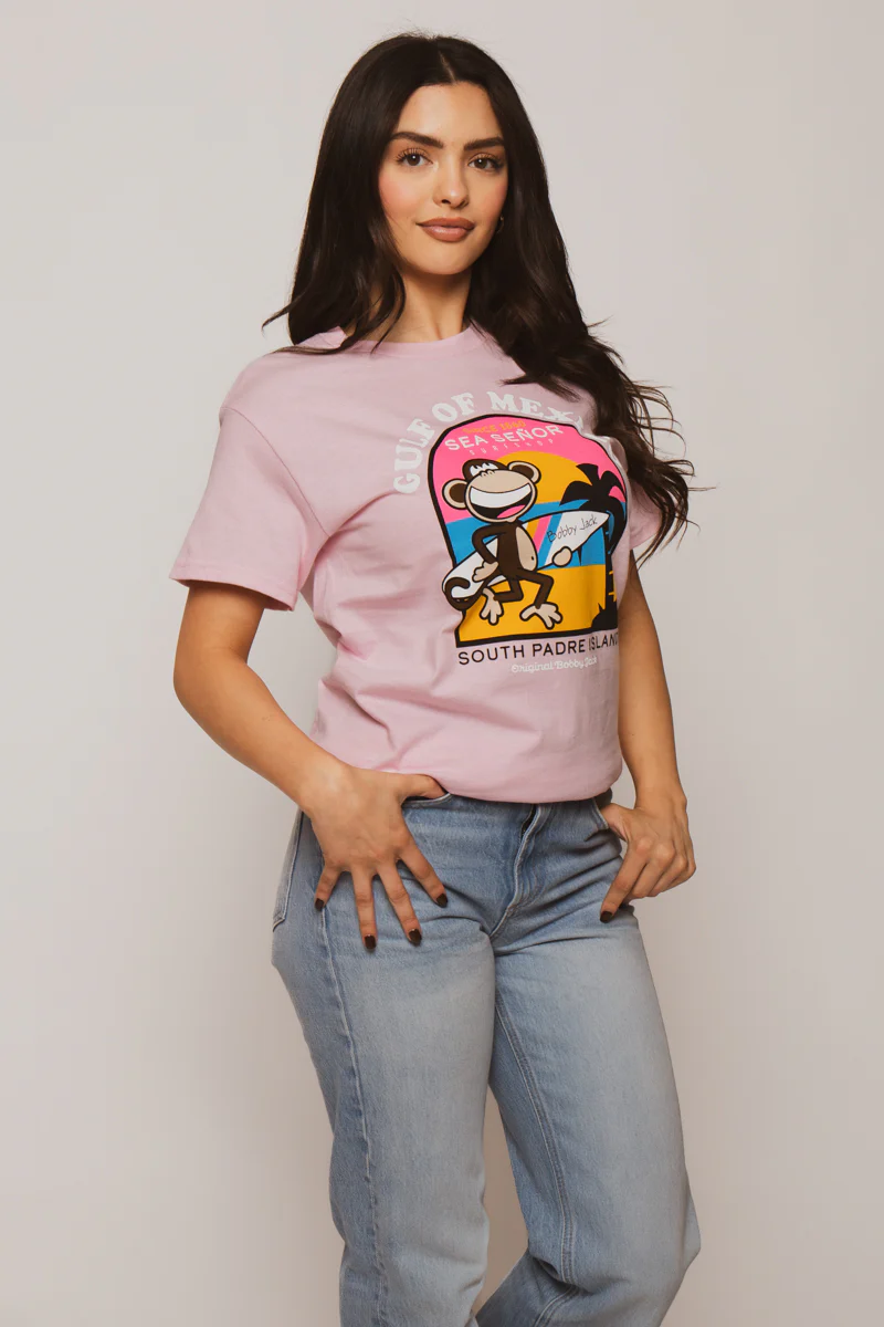 Gulf Of Mexico - Bobby Jack Unisex T-Shirt - Pink - Image 4