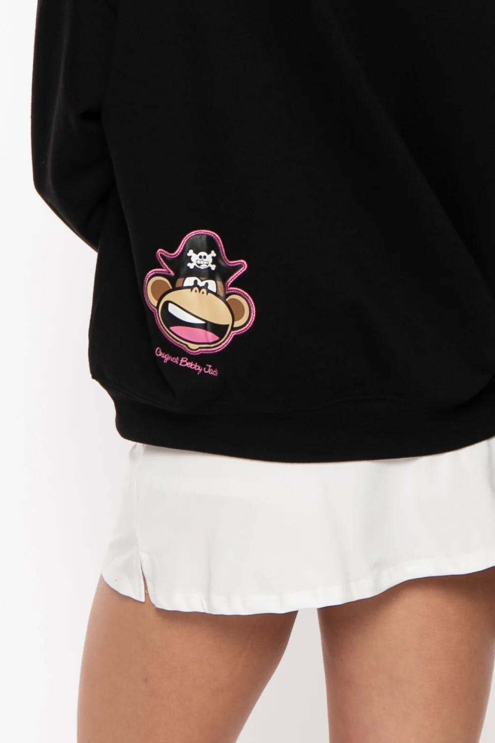 Surrender - Bobby Jack Oversized Premium Sweatshirt - Black - Image 11