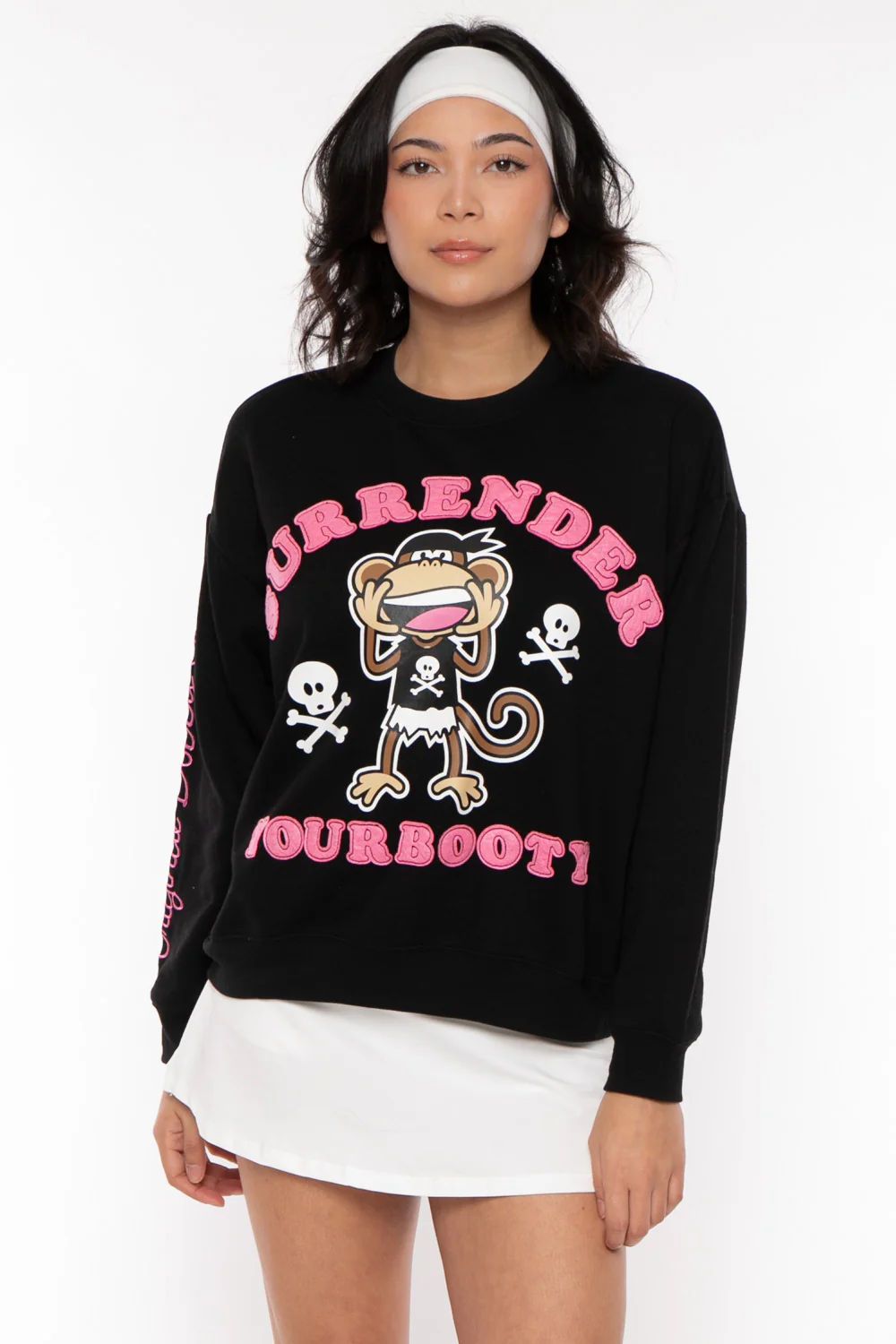 Surrender - Bobby Jack Oversized Premium Sweatshirt - Black - Image 8