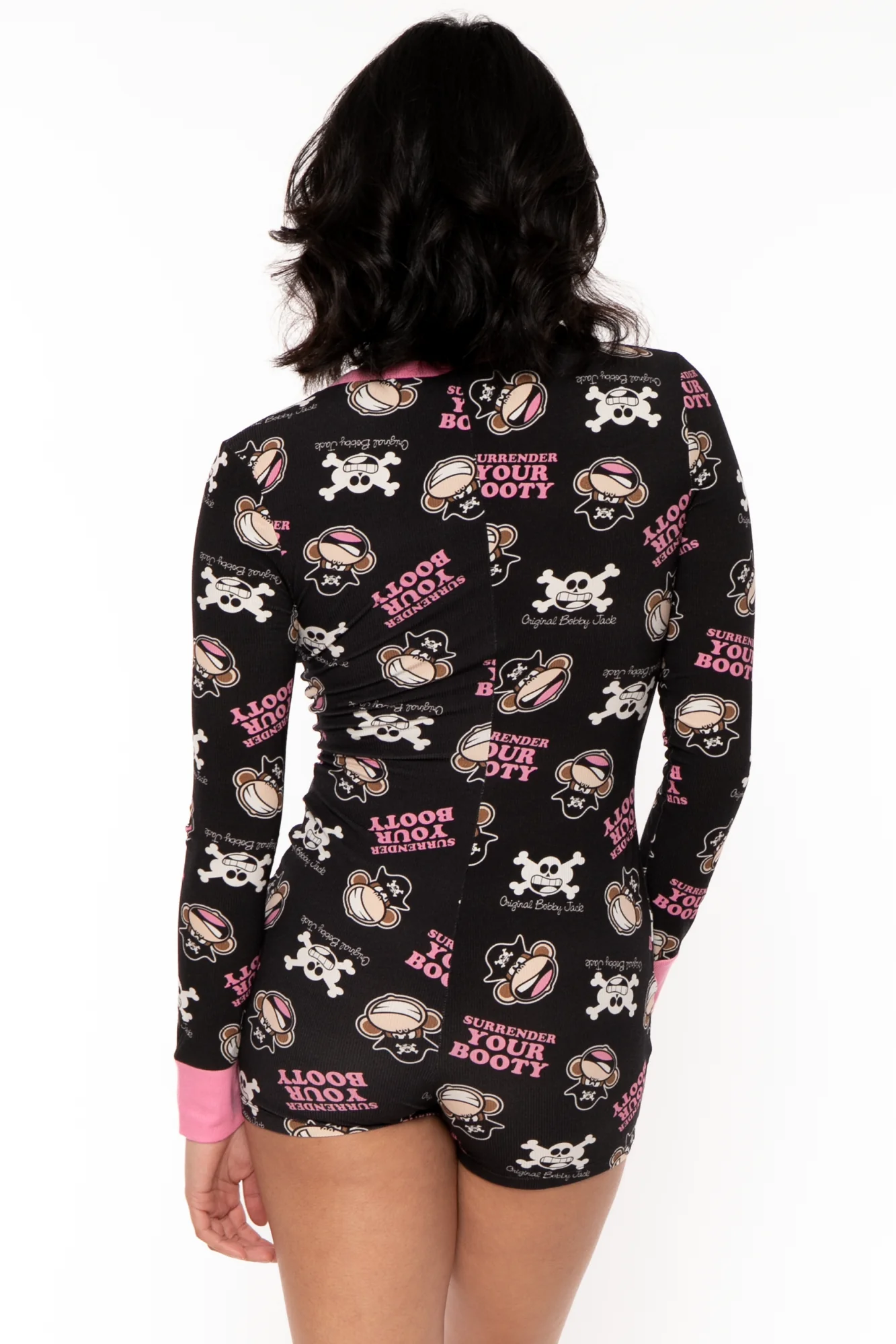 Surrender - Bobby Jack Pajama Onesie - Black - Image 5