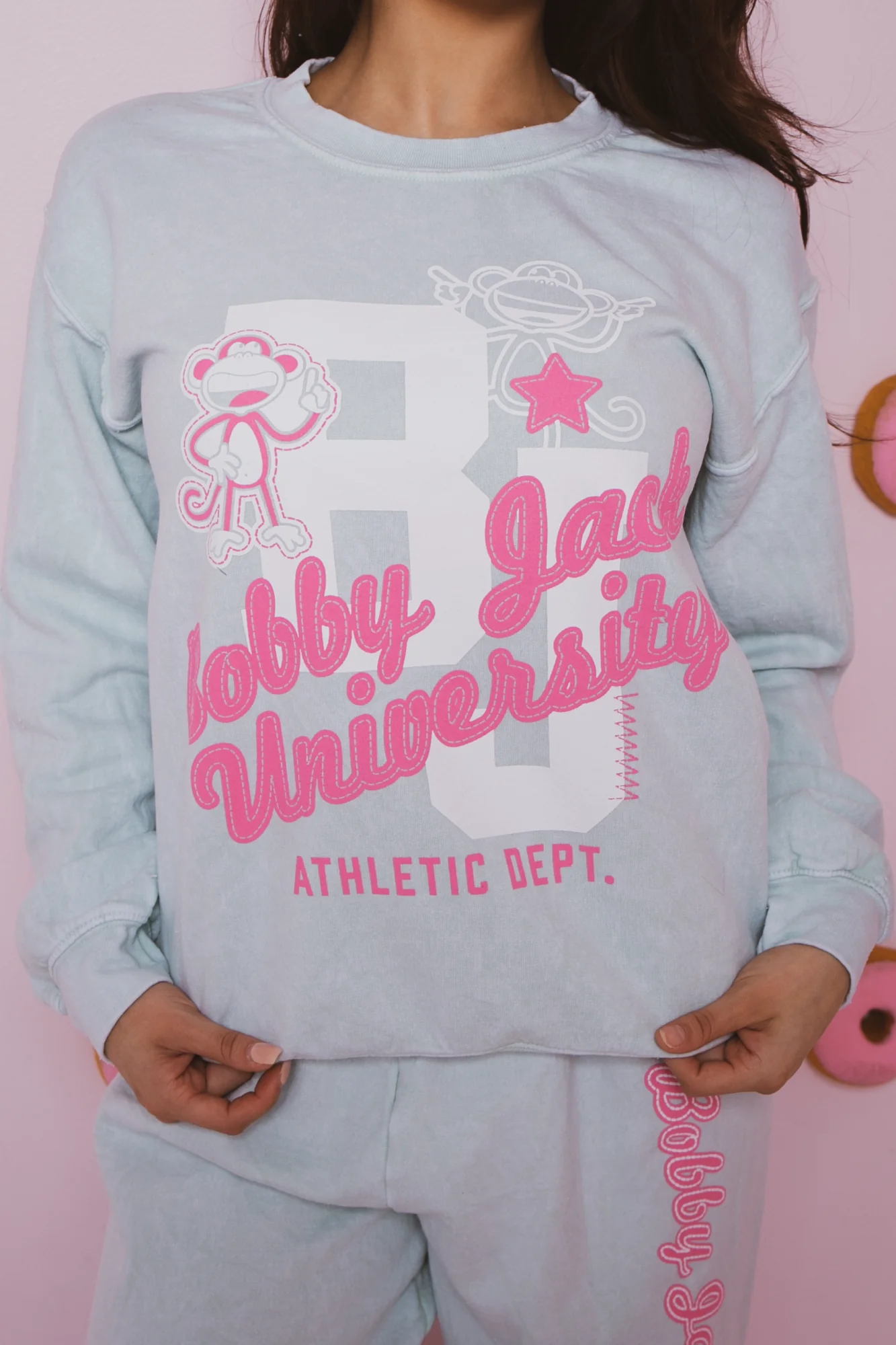 University - Bobby Jack Vintage Sweatshirt - Blue - Image 4